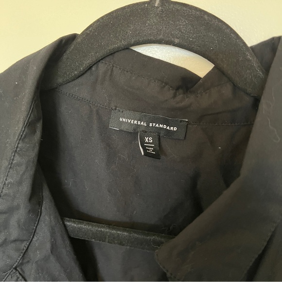 Hamptons Smocked Shirtdress black size 10-12 (Universal Standard XS) runs big - Picture 9 of 10